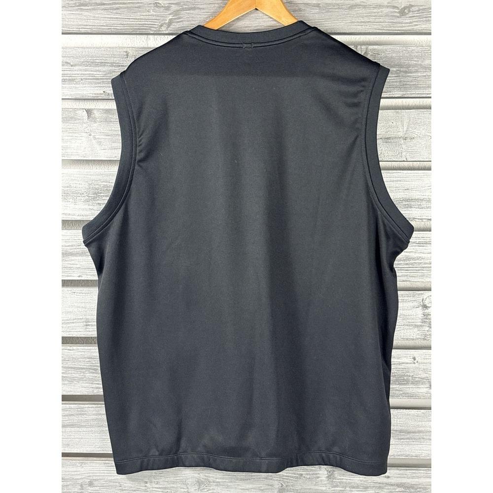 Vintage Nike Wake Forrest Sweater Vest Mens  XL Black V Neck Pullover Coach - Picture 6 of 8